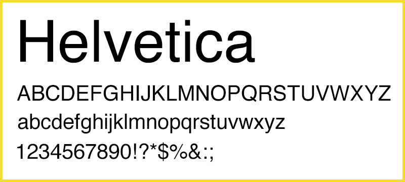 helvetica